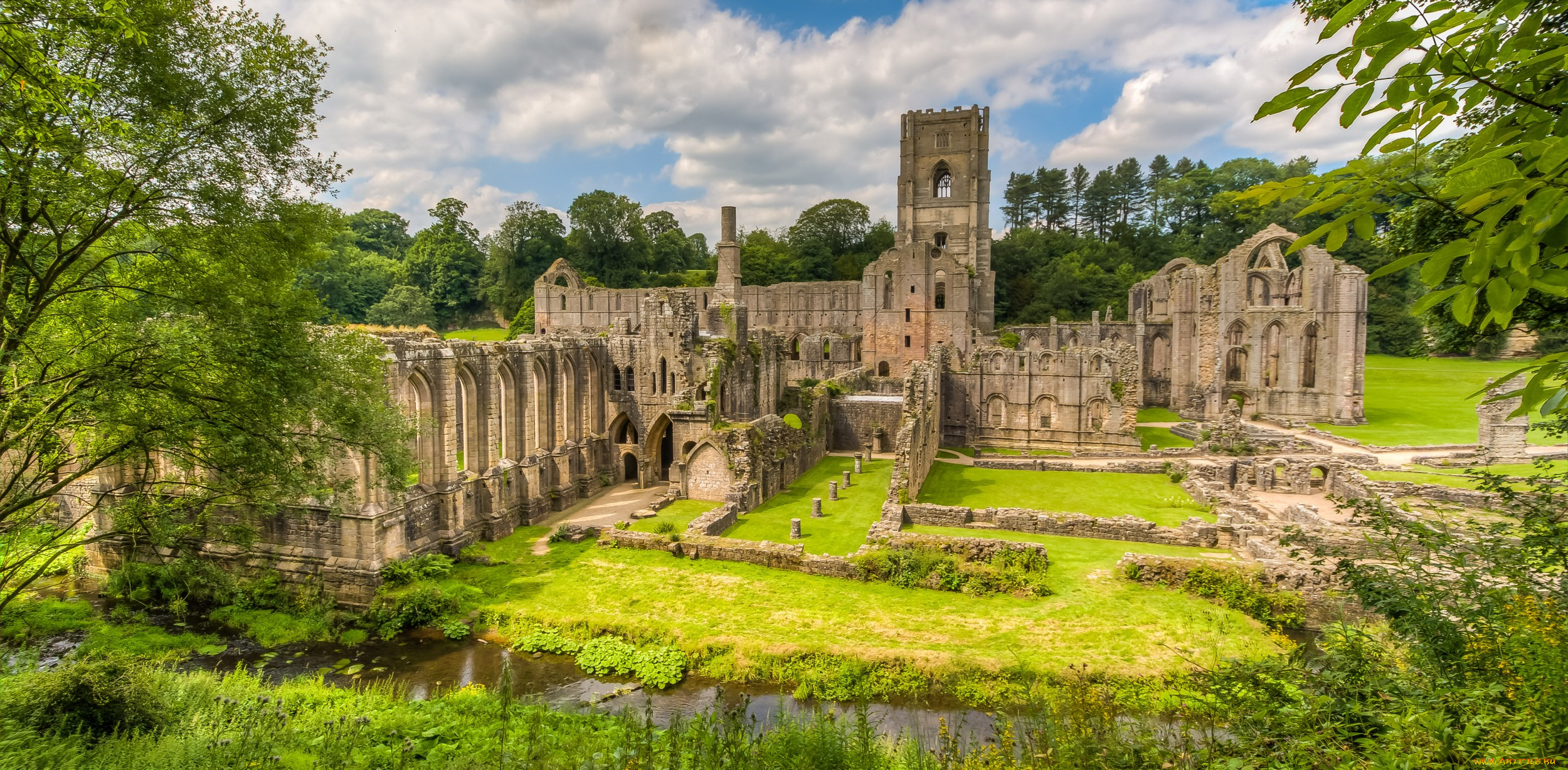 fountains abbey, , -  ,  ,  , , 